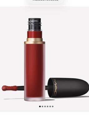 MAC POWDER KISS LIP + CHEEK MOUSSE in shade Devoted to Chili
